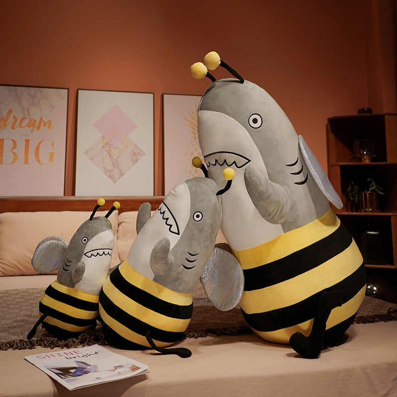 Home Fashion Simple Shark Bee Shape Plush | Magic Stories