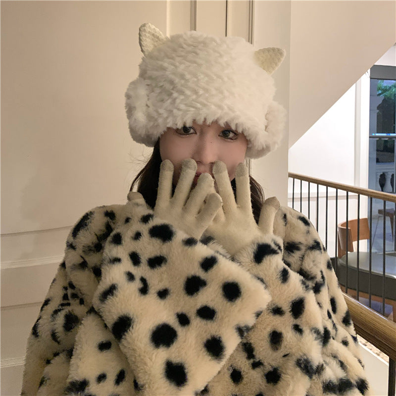 Warmth Plush Cold Proof Hat 3D Cat Ears | Magic Stories