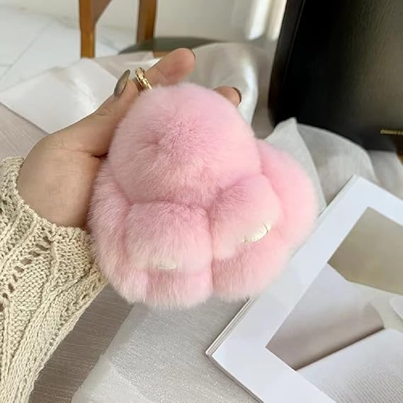 Cute Plush Rabbit Keychain | Magic Stories