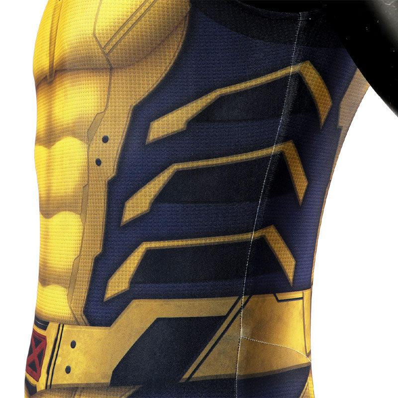 Deadpool & Wolverine Sleeveless Jumpsuit Cosplay Costume — in use