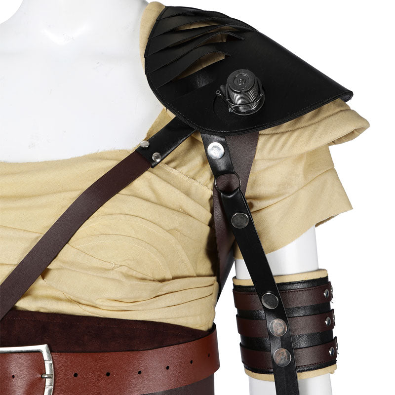 Furiosa: A Mad Max Saga Imperator Furiosa Cosplay Costumes With Cloak — in use