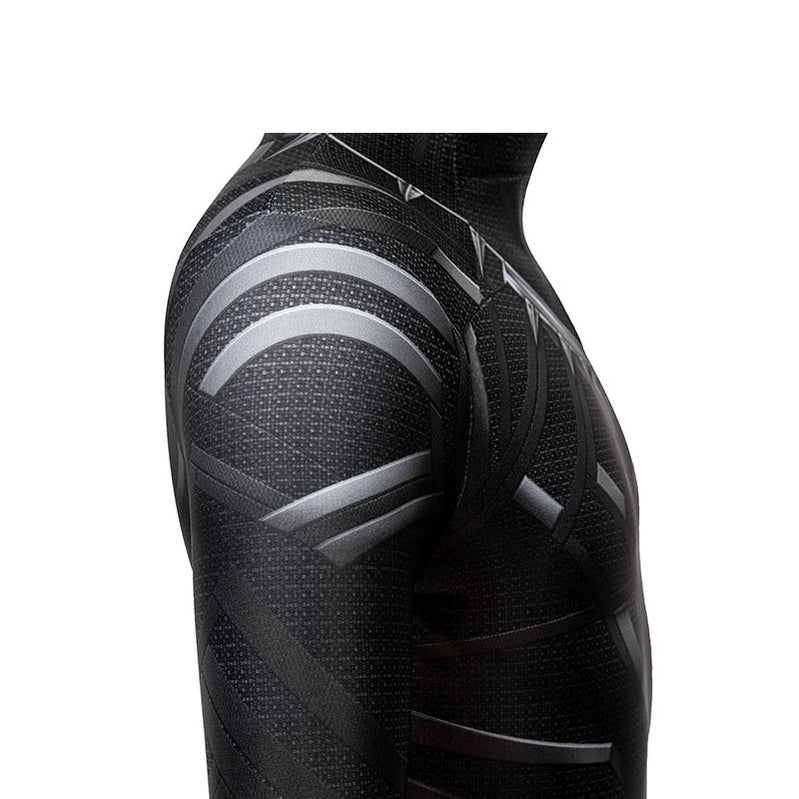Black Panther Children Jumpsuit Cosplay Costume — in use