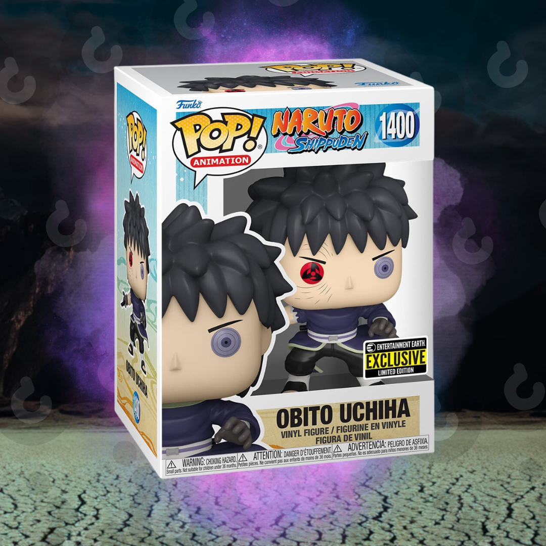 Obito Uchiha Unmasked Funko Pop - Entertainment Earth Exclusive — back view