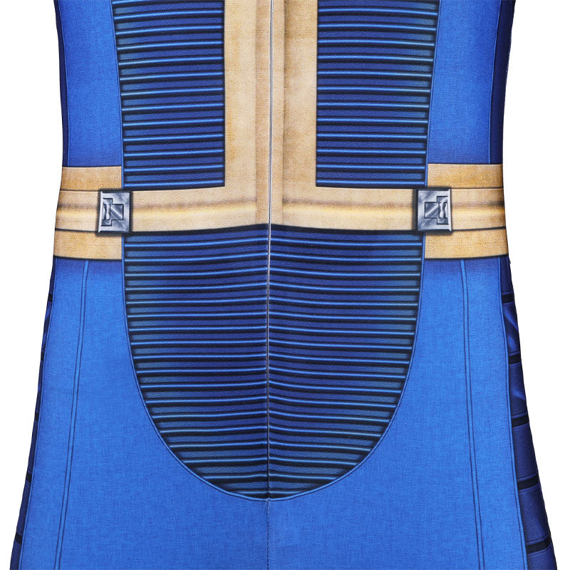 Fallout TV Season 1 Norm 33 Jumpsuit Cosplay Costumes — scale reference
