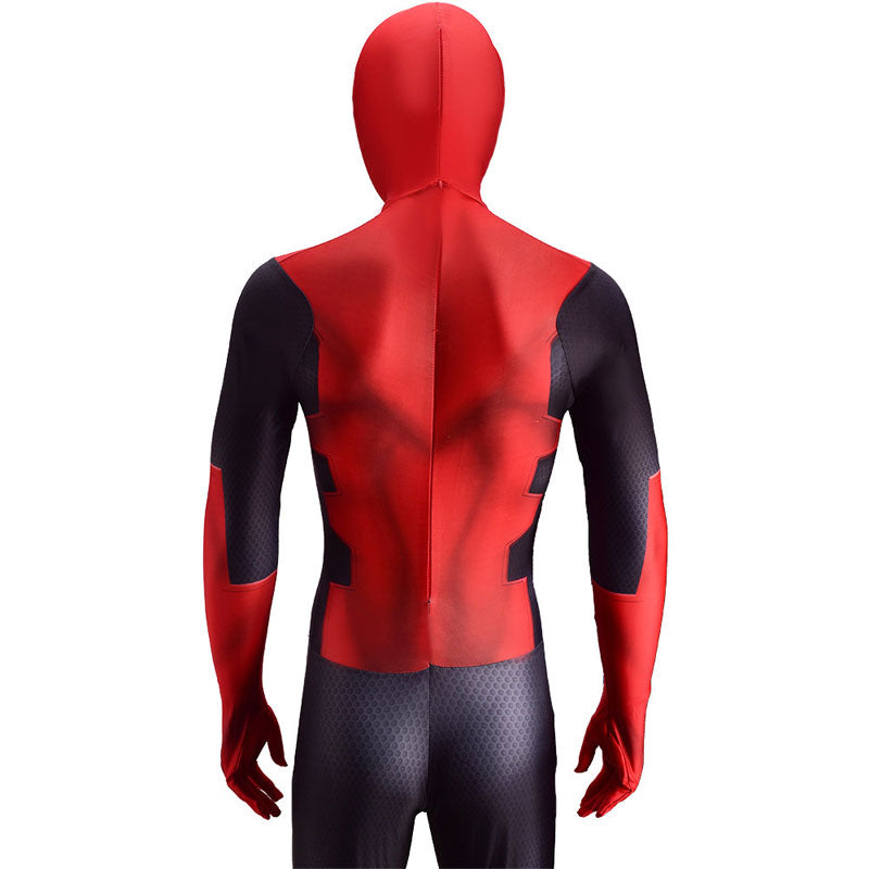 Deadpool Wade Wilson Red Jumpsuit Cosplay Costumes — scale reference