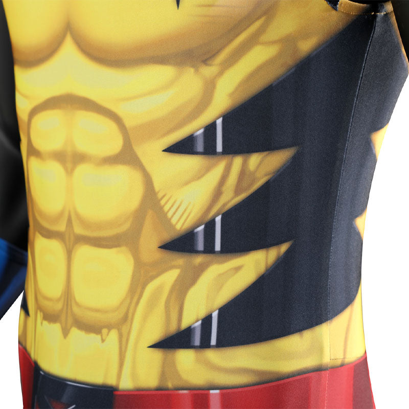 X-Men '97 Wolverine James Howlett Jumpsuit Cosplay Costumes — in use