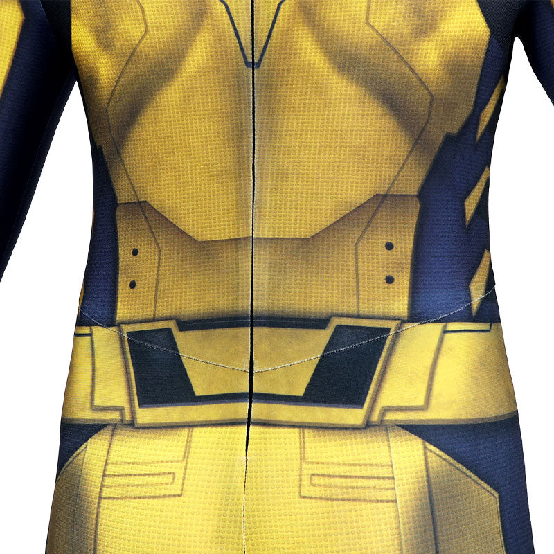 Deadpool & Wolverine Kids Jumpsuit Cosplay Costume — scale reference