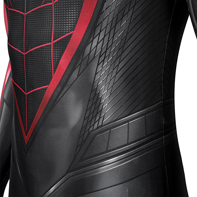 Spider-Man PS5 Miles Morales Jumpsuit Cosplay Costume — in use