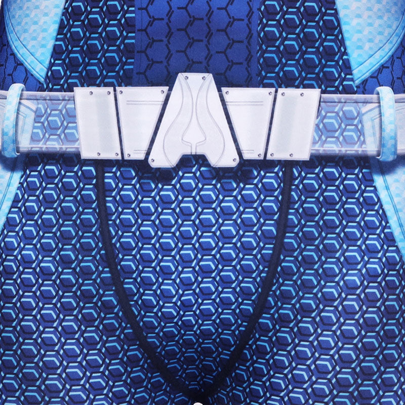 The Boys A-Train Kids Jumpsuit Cosplay Costume — in use