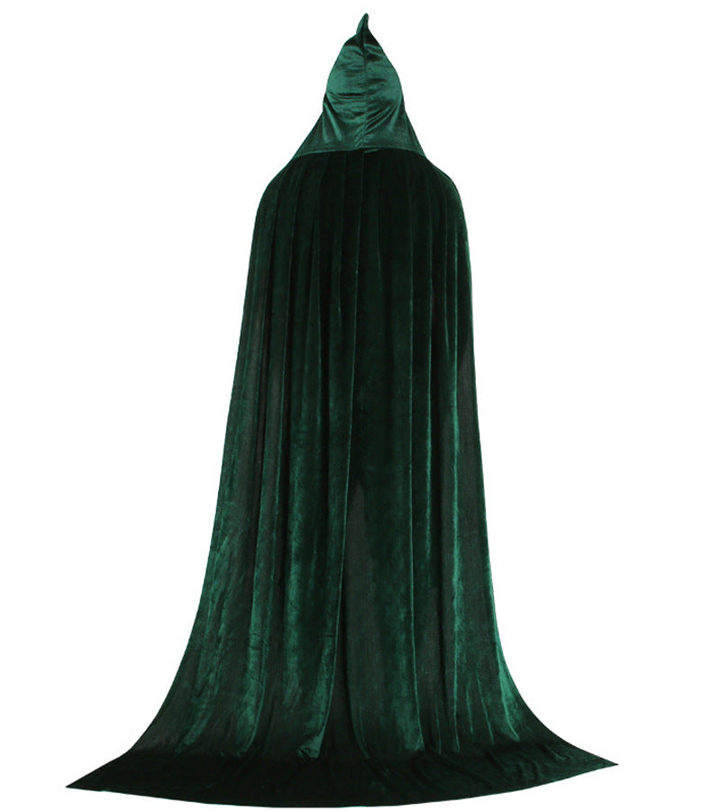 Halloween Cloak Witch Witch Common Stage Costume — side view
