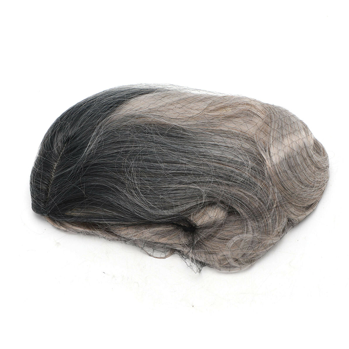 The New Brown Gold Blonde Long Wavy Wig Synthetic Curly Hair Cosplay Fashion — back view