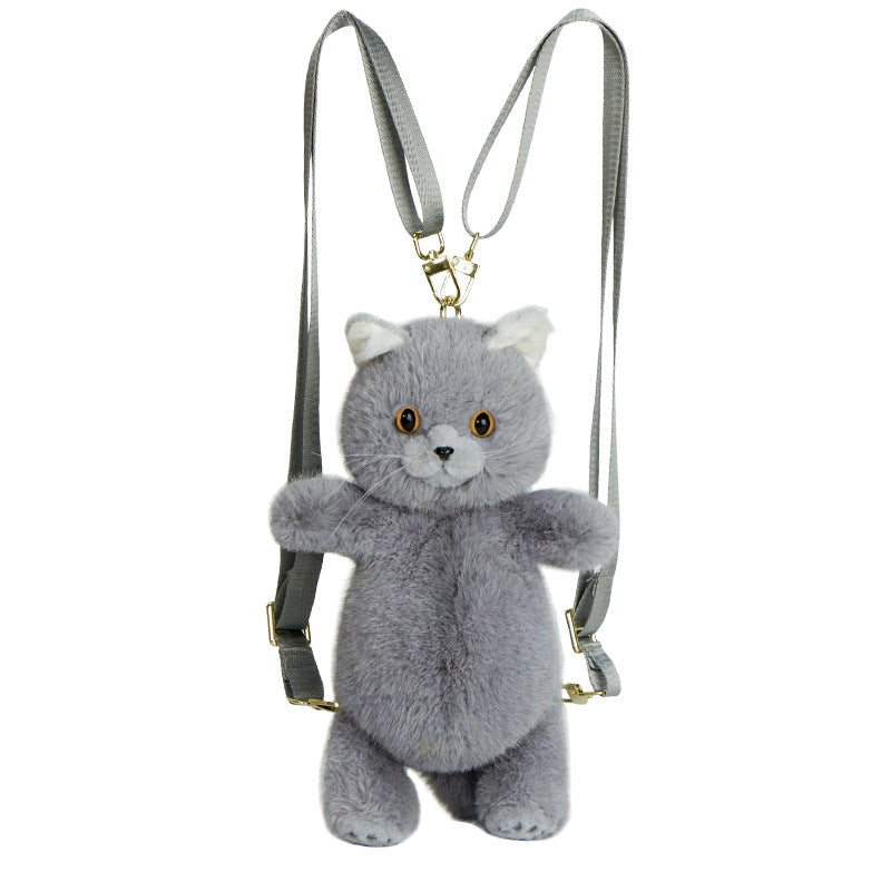 Crossbody Simulation Cute Cat Bag Plush Toy | Magic Stories
