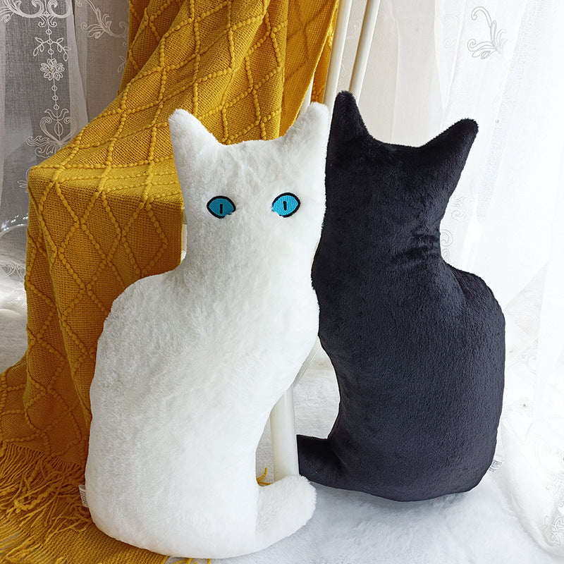 Cartoon Black Cat Pillow Plush Toy | Magic Stories