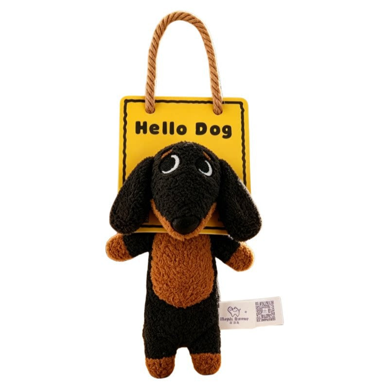 Plush Stuffed Toy, Working Dachshund, Bag | Magic Stories