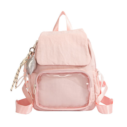 Lightweight And Cute Anime-style Backpack For Students — side view
