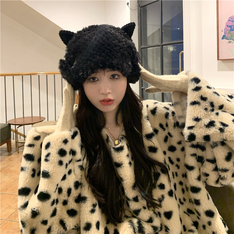 Warmth Plush Cold Proof Hat 3D Cat Ears | Magic Stories