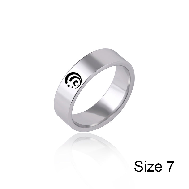 Genshin Impact Stainless Steel Ring Eye | Magic Stories