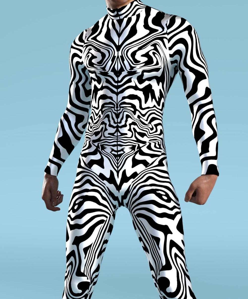 Tights 3D Digital Printing Cosplay One-piece Play Costume — in use