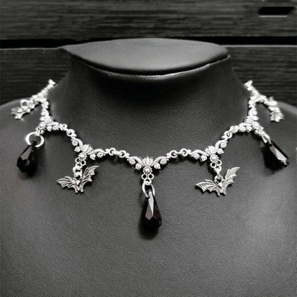 Gothic Bat Necklace Punk Jewelry | Magic Stories