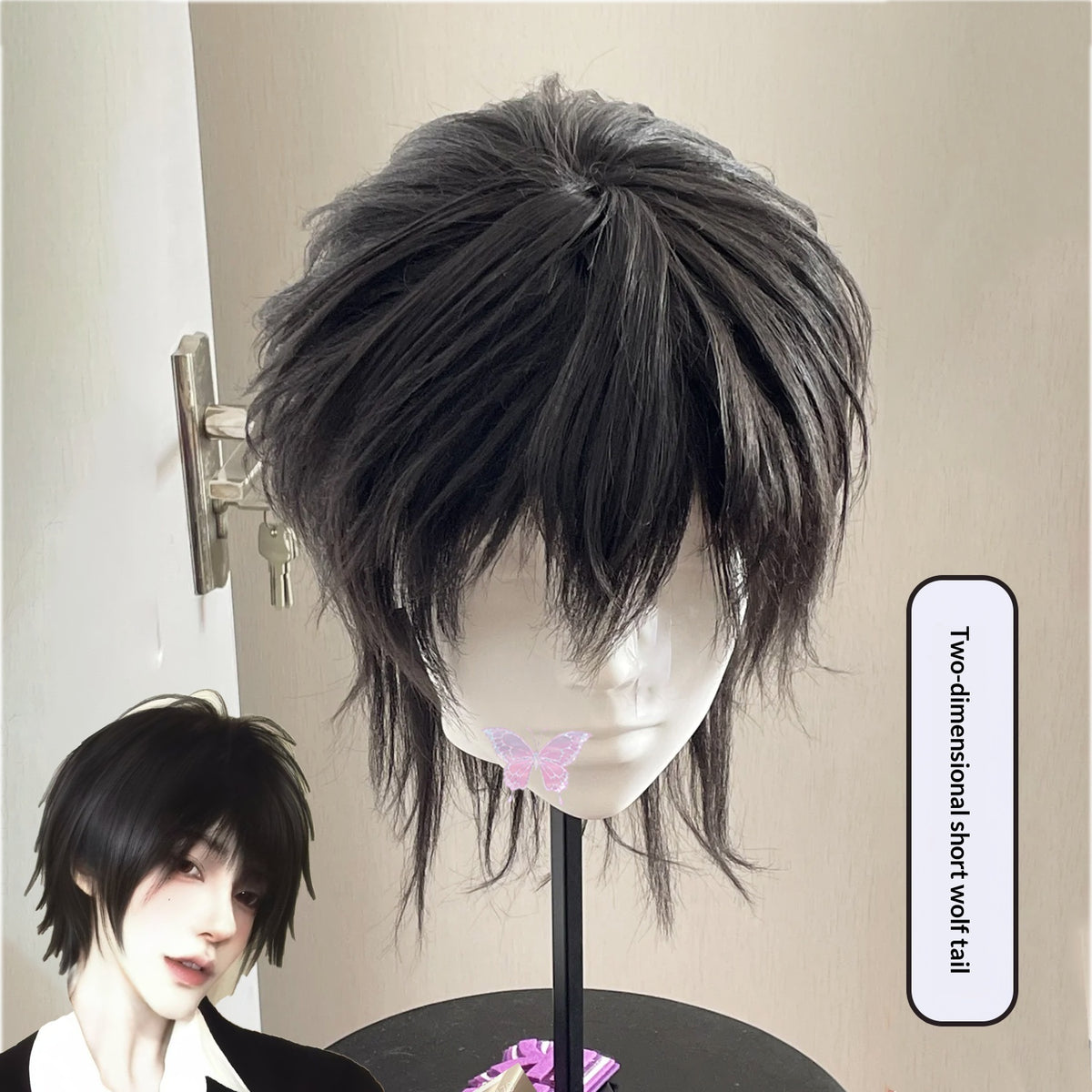 Anime-style Cosplay Wig For Men Short | Magic Stories