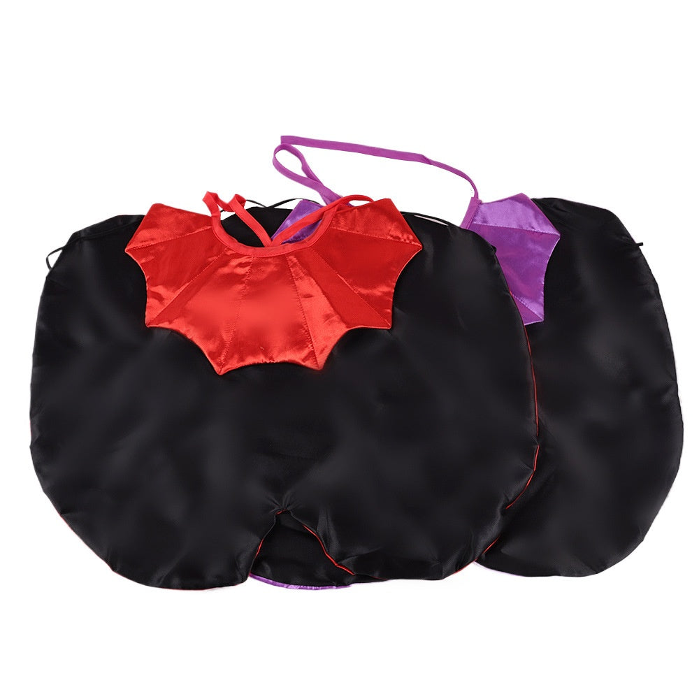Pet Dog Vampire Cloak Costume — back view