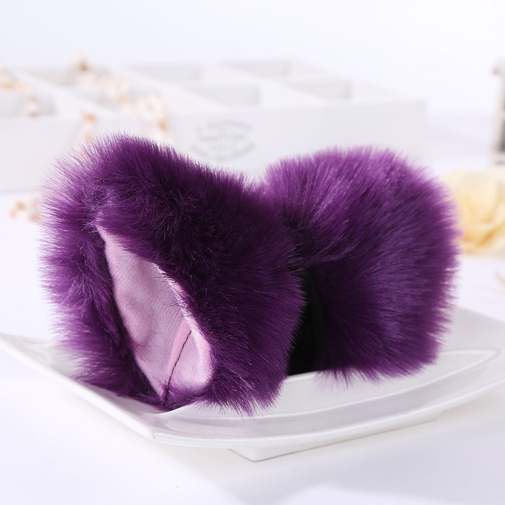 Anime cat ear hairpin — detail