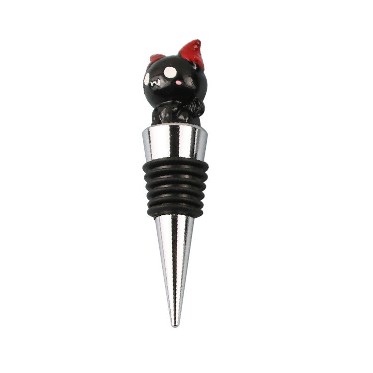 Halloween Resin Wine Bottle Stopper — detail