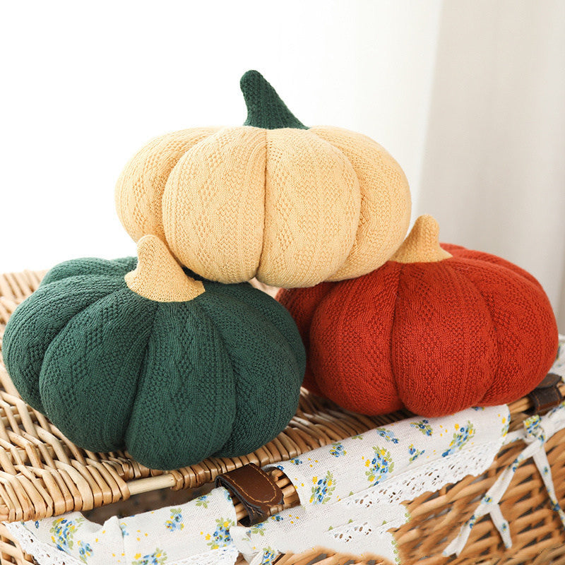Pumpkin Round Silk Plush Pillow | Magic Stories