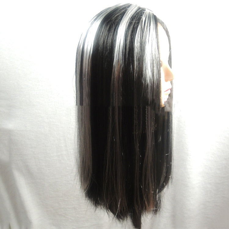 Halloween Wig Sheath Ghost Festival Masquerade Wig — side view