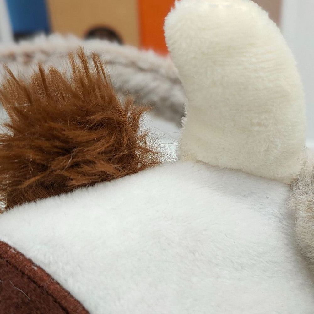 New Plush Toy Cow Basket — in use