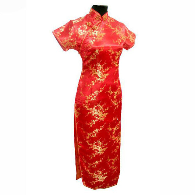 Chinese cheongsam dress — side view