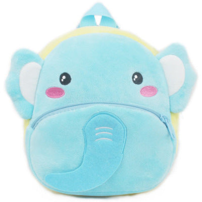 Children's Schoolbag Plush Toy Backpack — side view