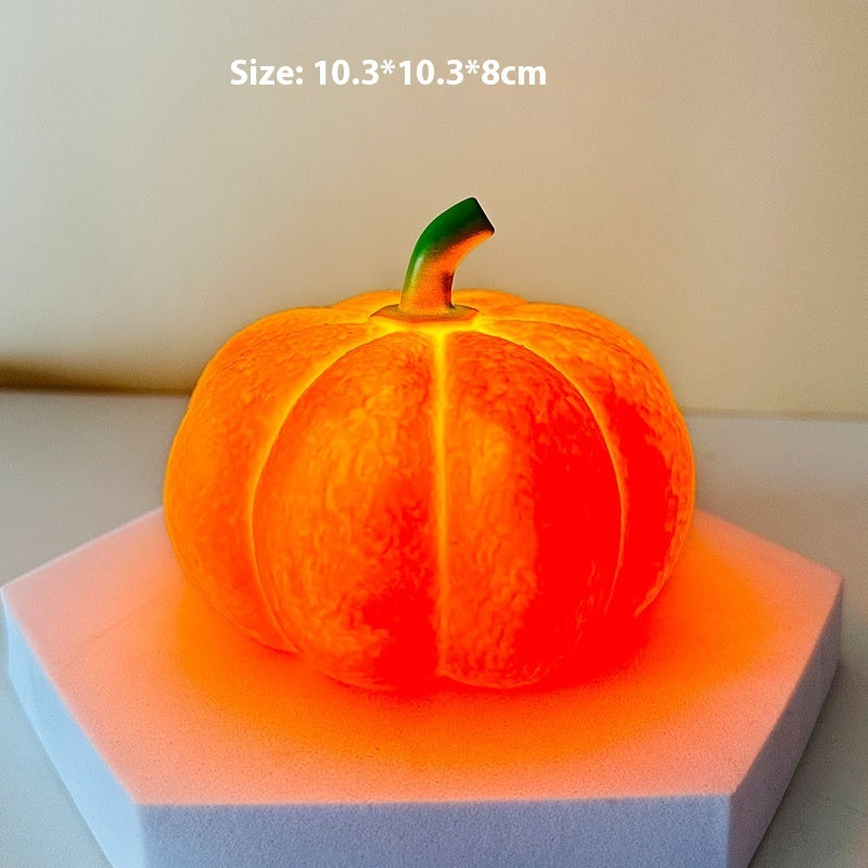 Pumpkin Halloween Decorative Night Light — in use