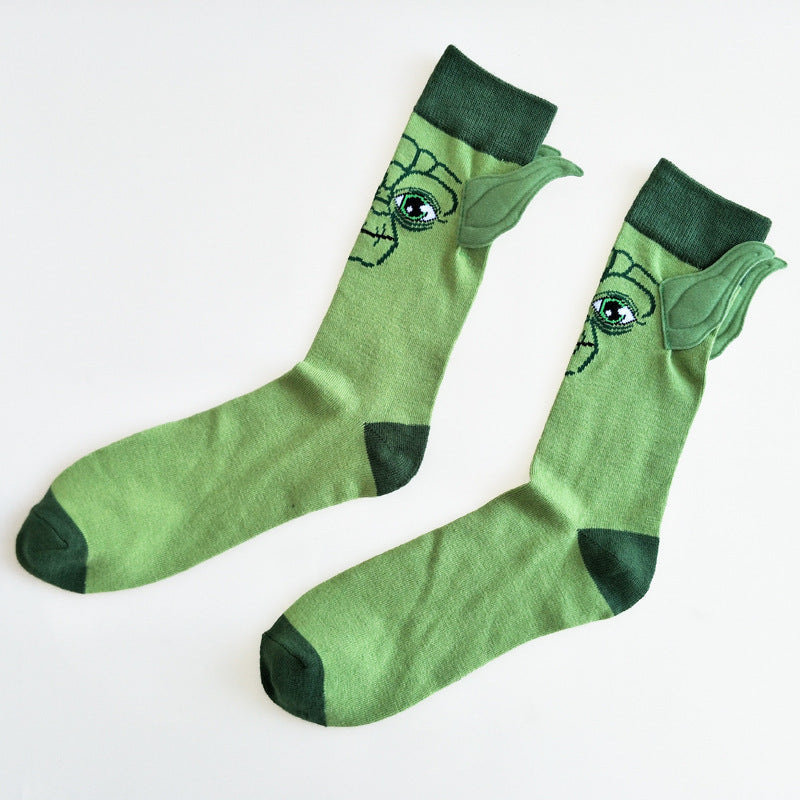 Men's Novelty Sports Socks — side view
