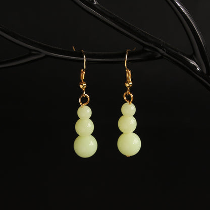 Plastics Earrings Anime Cosplay Periphery — back view