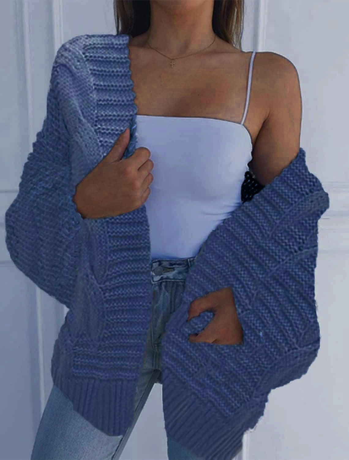 Cardigan bat shirt sweater women plush | Magic Stories