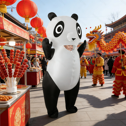 Cross-Border Panda Inflatable Costume Party | Magic Stories
