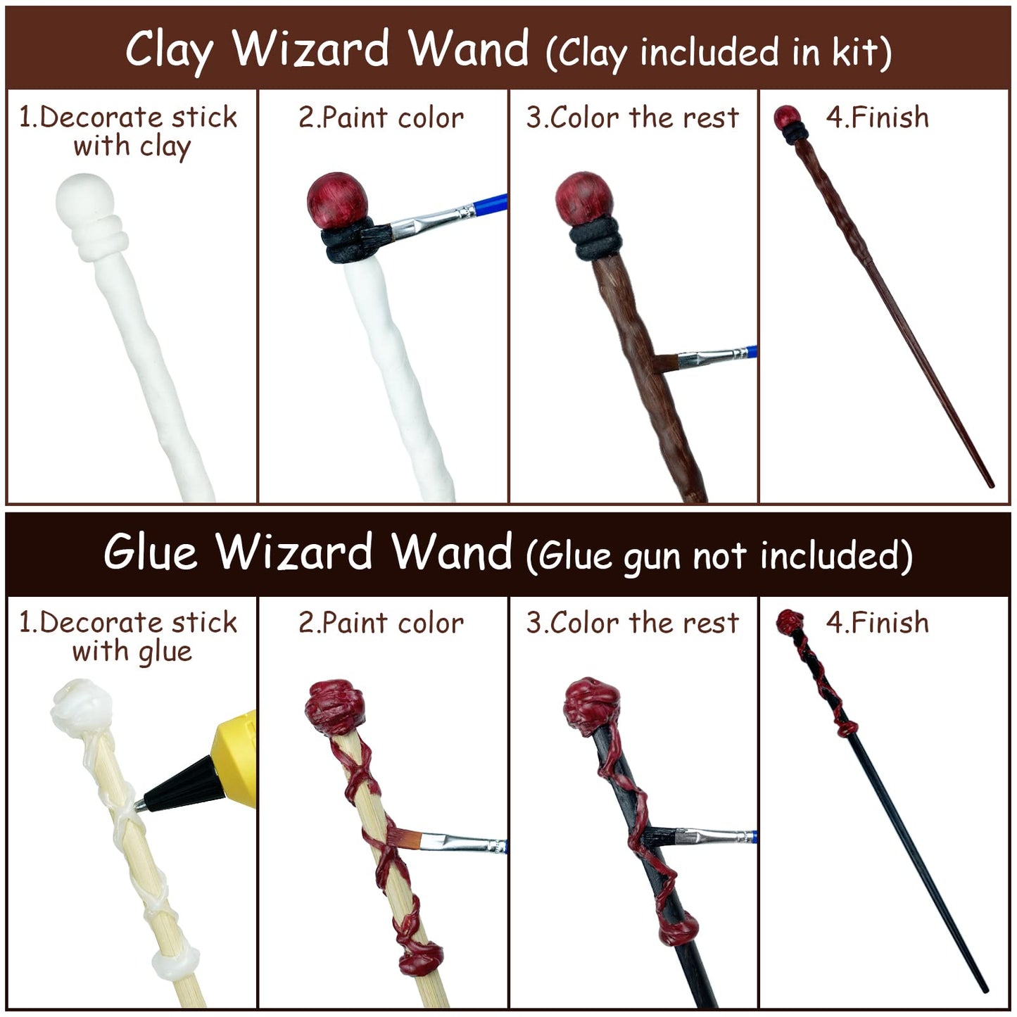 Magic Wand Making Kit | Craft Set for Kids&Adult | Make Your Own Wands