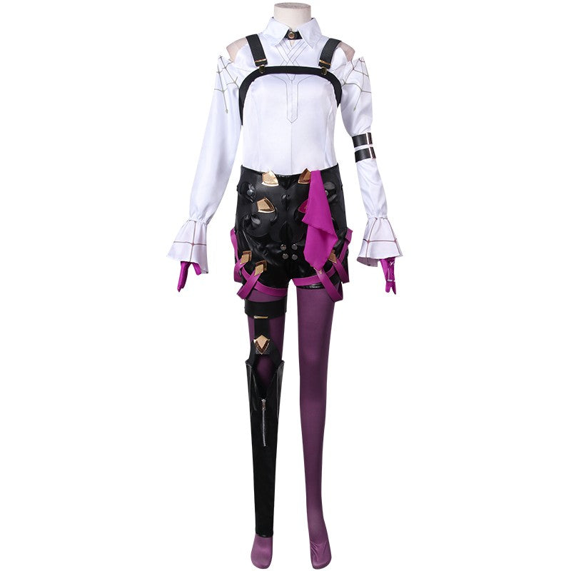 Cosplay Animation Game The Same Clothes Suit — back view