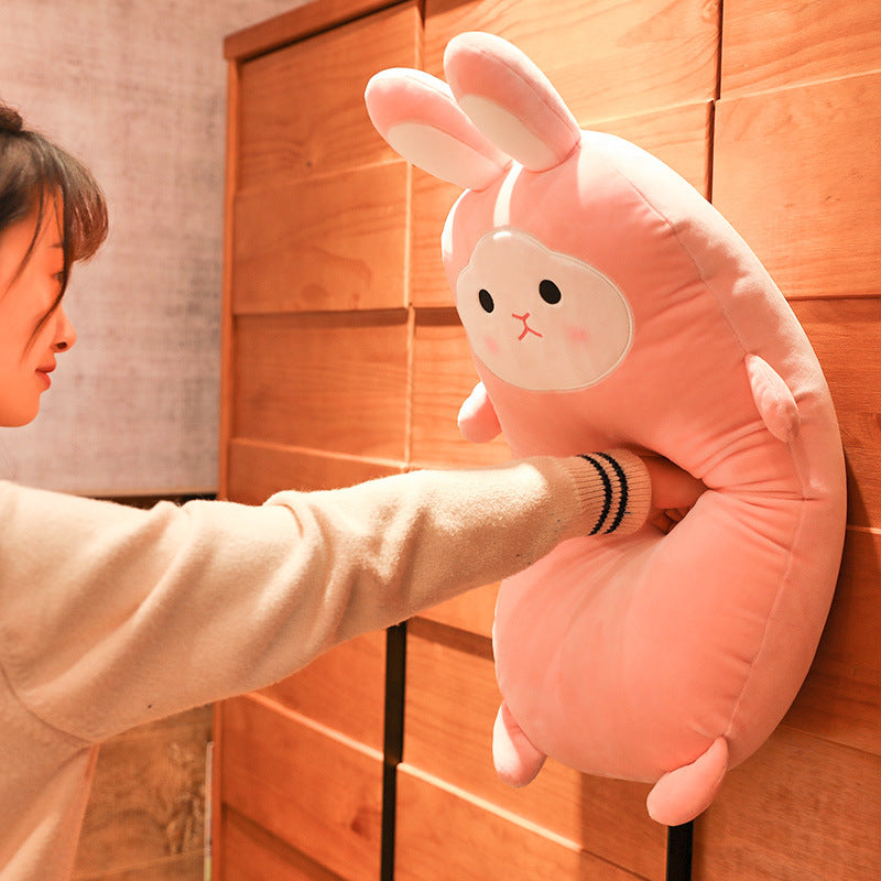 Sakura Bunny Plush Toy — back view