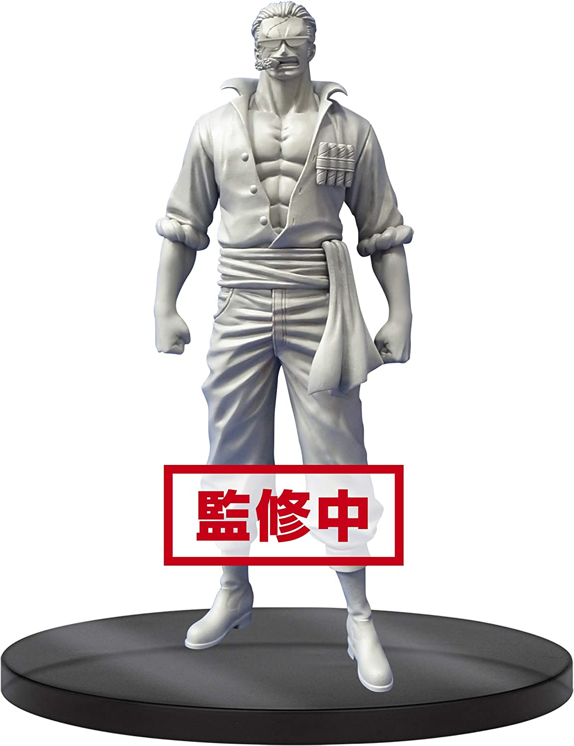One Piece Figure 3-Pack — Smoker, Trafalgar Law & Boa Hancock — back view
