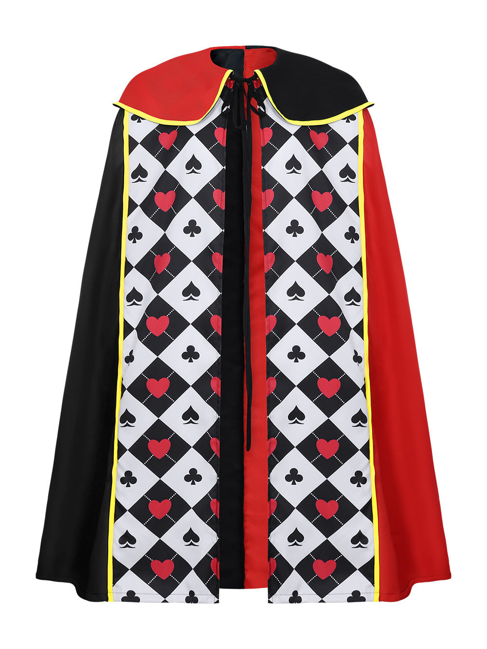 Queen Of Hearts Cloak Cosplay For Halloween Party Stage Performance, In Wonderland