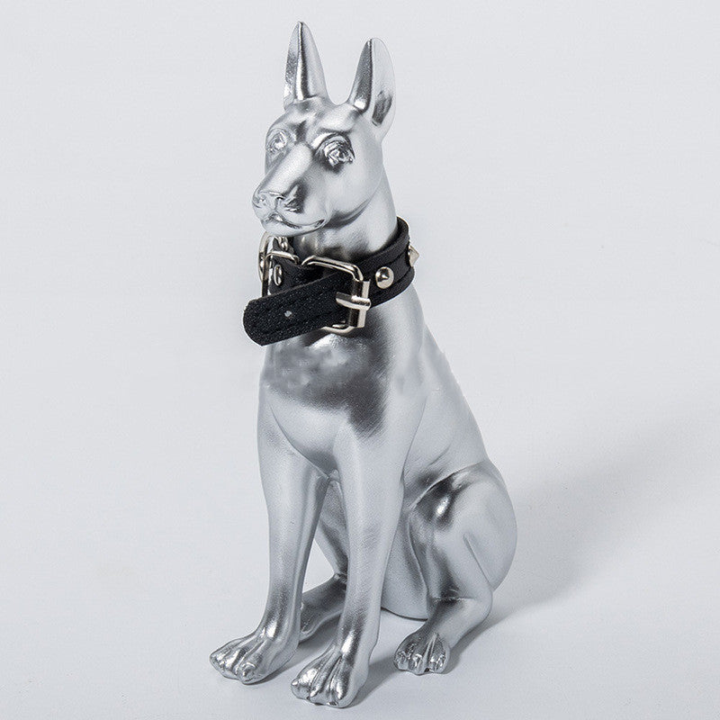 Doberman Sculpture — detail