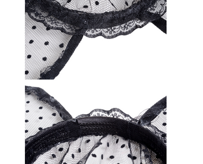 Small dot veil lace cat ears headband sex | Magic Stories