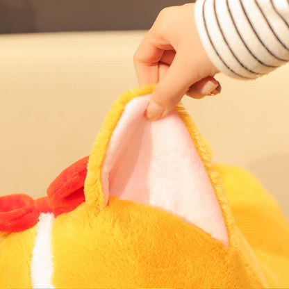 Peach Heart Butt Corgi Doll Corgi Dog Plush | Magic Stories