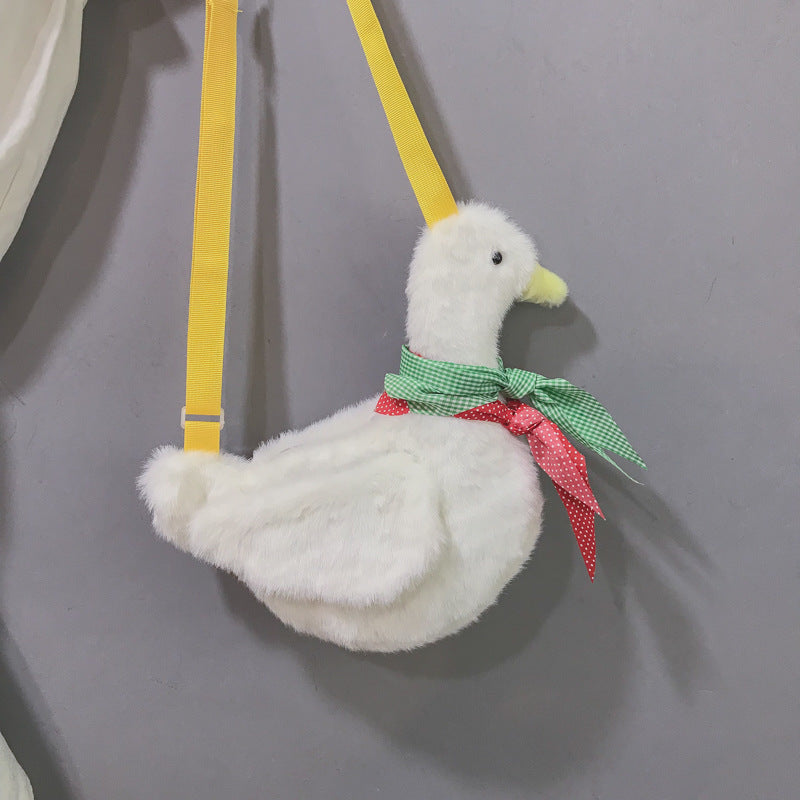 Plush duck shoulder bag | Magic Stories