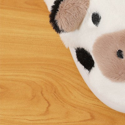Cow Cotton Slippers Winter Plush Household — detail