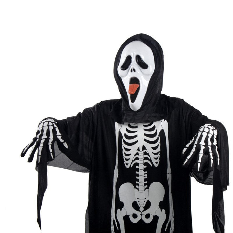 Skeleton Ghost Halloween Costume — detail