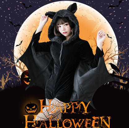 Bat Demon Animal Party Carnival Costume For Role-Playing Performances — side view