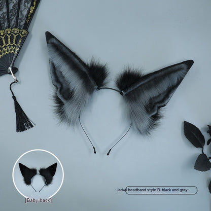 Plush Simulation Animal Ears Headband — packaging